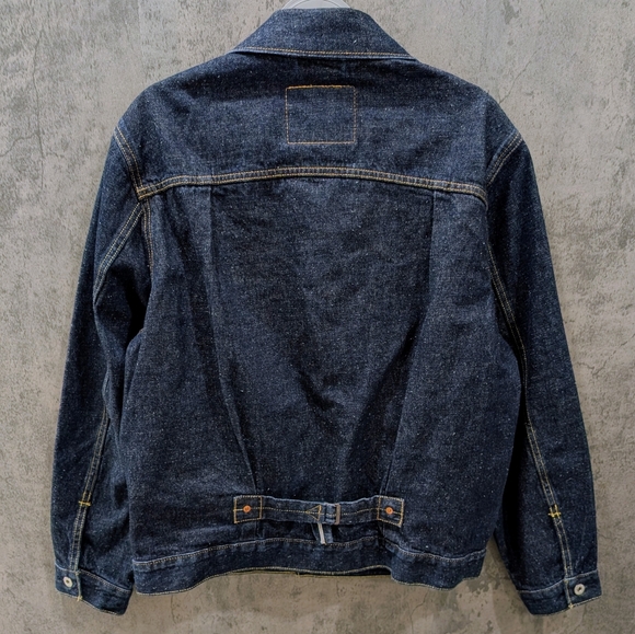 Nwot! Levi's® Premium Type I Roll Up Selvedge Trucker Jacket - Picture 5 of 9